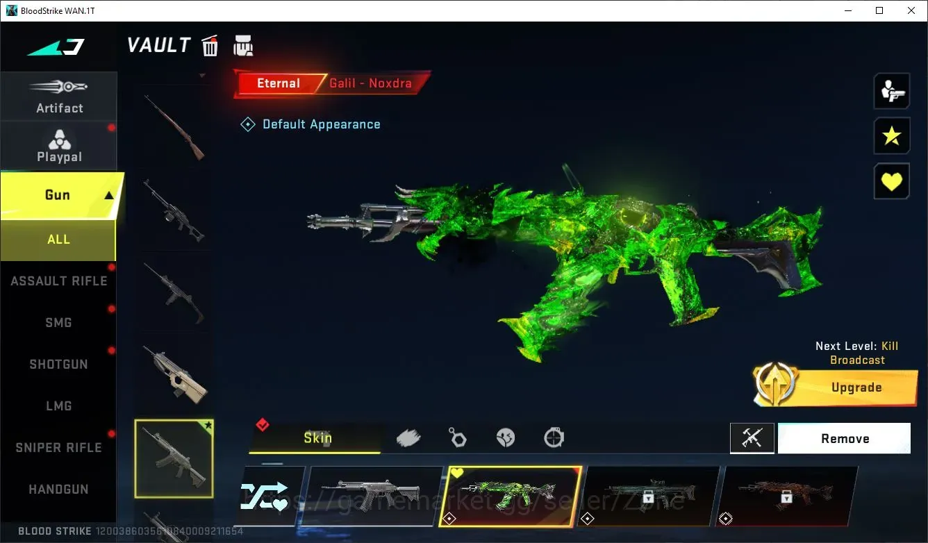 Blood Strike Accounts Starter ASIA|Starter|1 ETERNAL: Galil-Noxdra|1 ULTRA Gun|2 LEGENDARY Guns|LogNetEase(BS958Z) 1