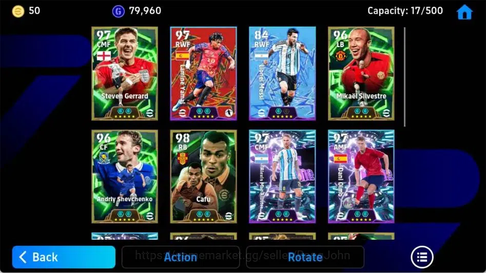 eFootball Accounts Mobile|PW 3167|Steven Gerrard Epic,Mlkael Silvestr image 3
