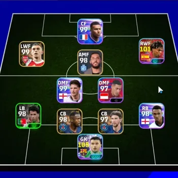 eFootball Accounts Others Android|Power 2995|Show Time Joan Garcia,Noussair Mazraoui,Lamine Yamal|Epic Mark van