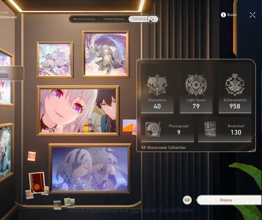 Honkai Star Rail Accounts Others Asia|TL 70|12 Limited|(FireflyE2,Castorice,Hyacine)+Sign,The 3