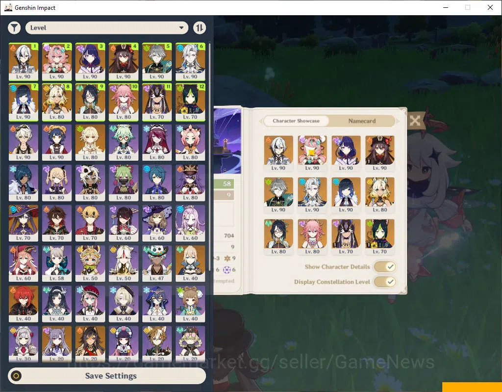 Genshin Impact Accounts ASIA|AR 58|11 Limited+9(*5Weapon)|(Arlecch,Raiden) image 1