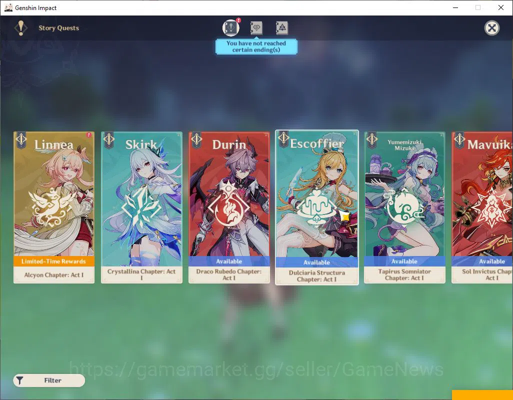 Genshin Impact Accounts ASIA|AR 58|11 Limited+9(*5Weapon)|(Arlecch,Raiden) image 5