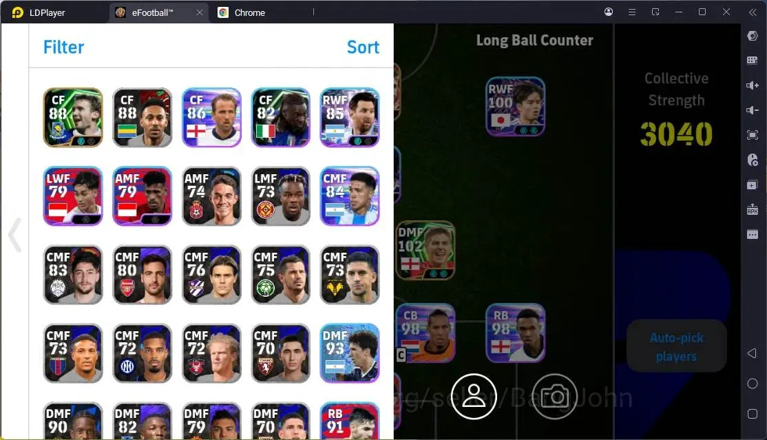 eFootball Accounts Mobile|PW 3040|Bigtime Kvaratskhella|Epic Shevchen image 2