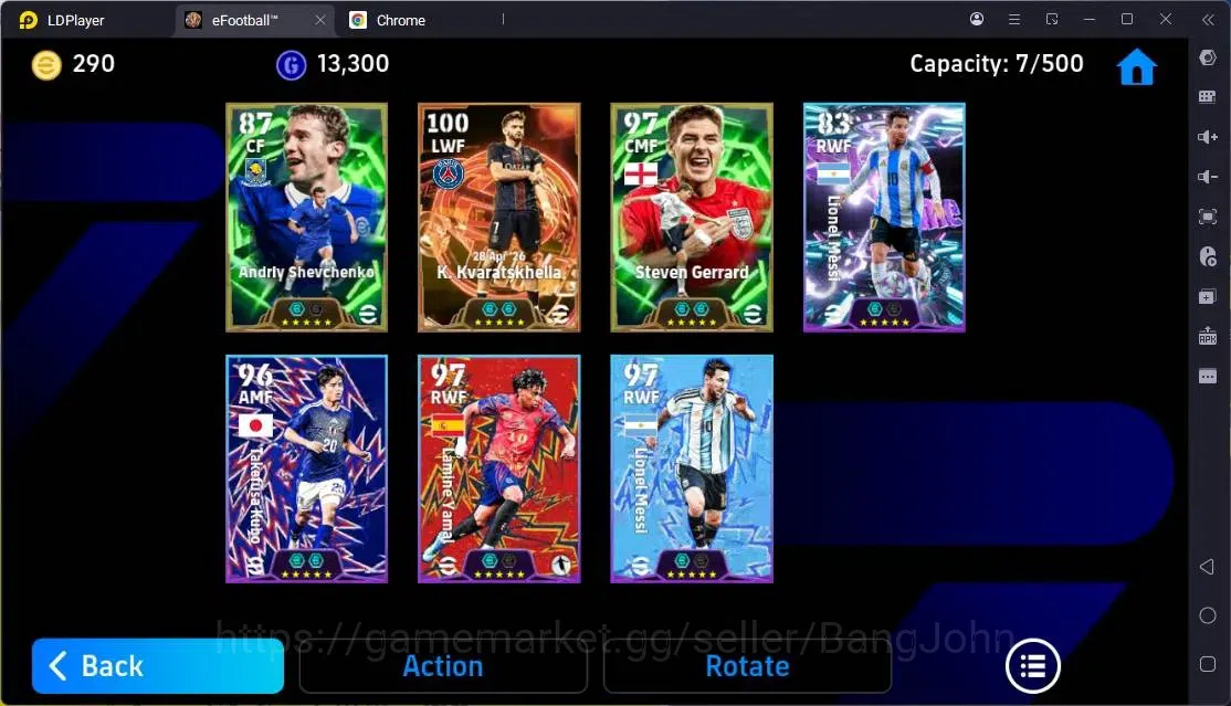 eFootball Accounts Mobile|PW 3040|Bigtime Kvaratskhella|Epic Shevchen image 3