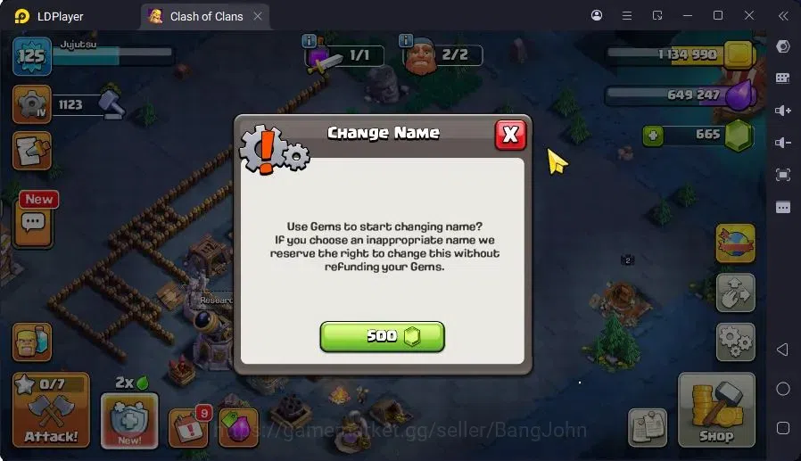 Clash of Clans Accounts High-End GLOBAL |LVL 125,TH15-HH8|BH6-BM2|BK33,AQ45,MP41,GW32,RC10|1 Legend & 4 Gold Skin| CN ON 20
