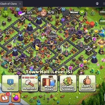 Clash of Clans Accounts High-End GLOBAL |LVL 125,TH15-HH8|BH6-BM2|BK33,AQ45,MP41,GW32,RC10|1 Legend & 4 Gold Skin| CN ON