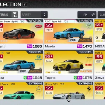 Racing Master Accounts SEA|Lvl 31|2 PL Car +Collab MF Ghost (Veyron Super,RX-7 Type RS) SR Supra '20 MF Ghost,GT-R Nismo MF