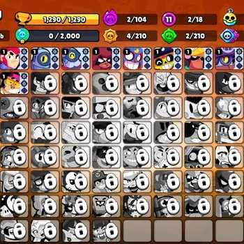 Brawl Stars Accounts 1290 Trophy|18 Brawlers 2 Max (Edgar,Belle)|6 Skin|2 Myth (Knight Belle,Otis) 4 Epic|6K Bling,6K PP|CN