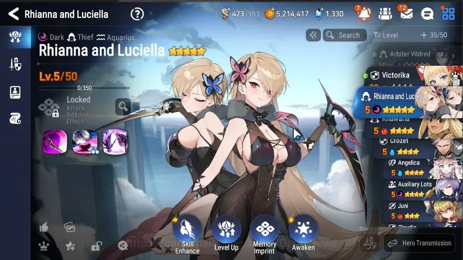 Epic Seven Accounts GLOBAL Unverif|New Era|2 ML(Rhiana&Luciel,SOT Snow image 20