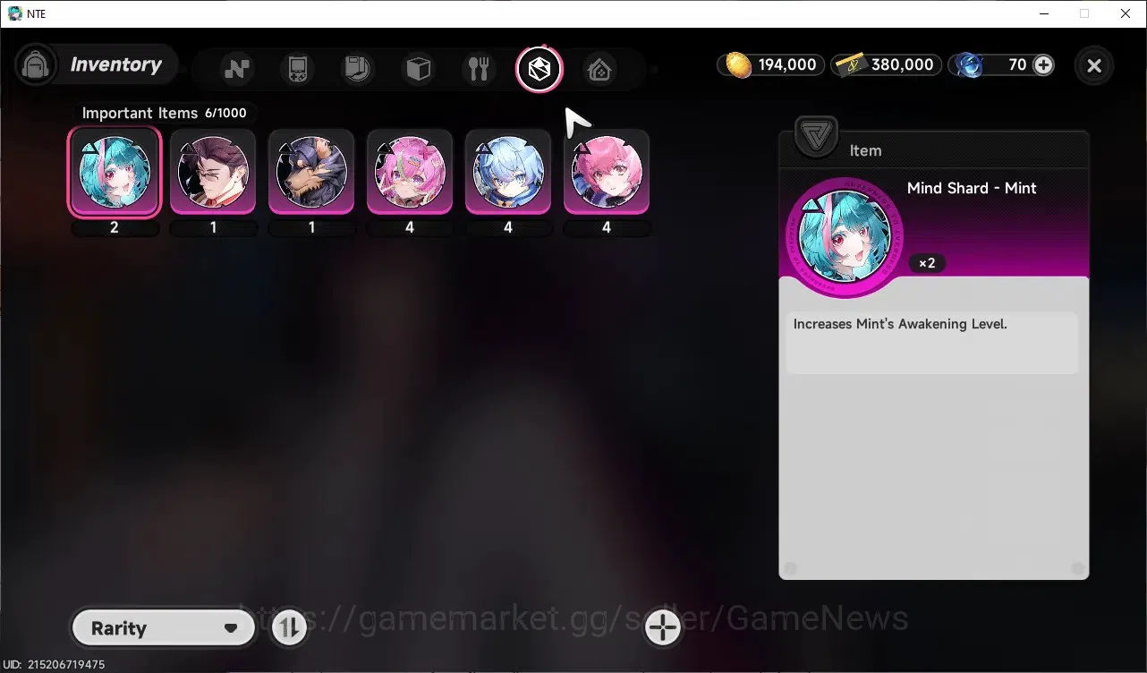 Neverness to Everness Accounts Global SEA|HL 3|2 S-Class 1 Limited [Shinku],Baicang|2 S-Class Selector Box|Selector On|Male 12