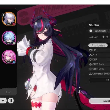 Neverness to Everness Accounts Global SEA|HL 3|2 S-Class 1 Limited [Shinku],Baicang|2 S-Class Selector Box|Selector On|Male