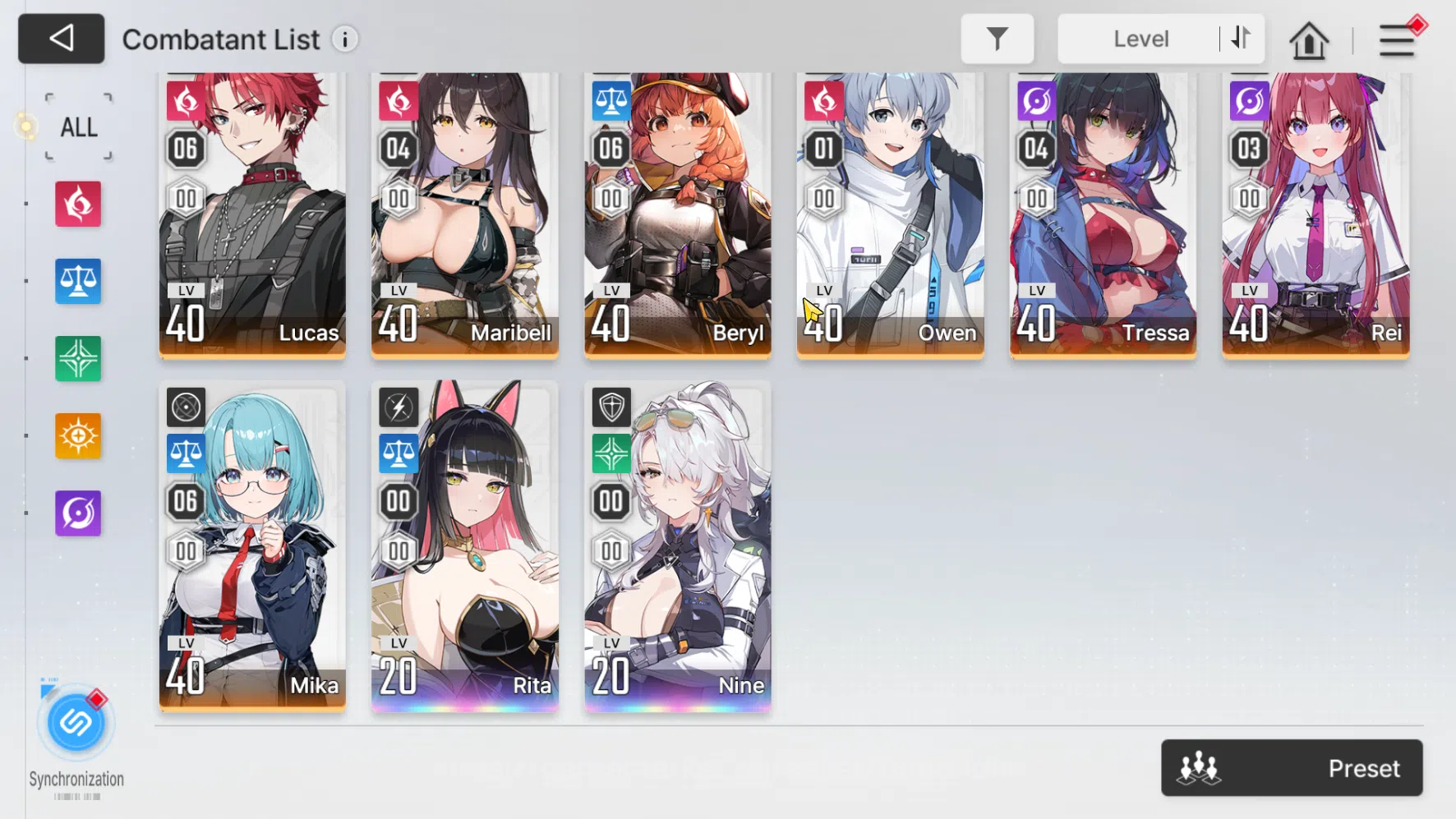 Chaos Zero Nightmare Accounts "ASIA | Lv 54 | 10 Limit, Diana EM 5, Heidemarie, image 12