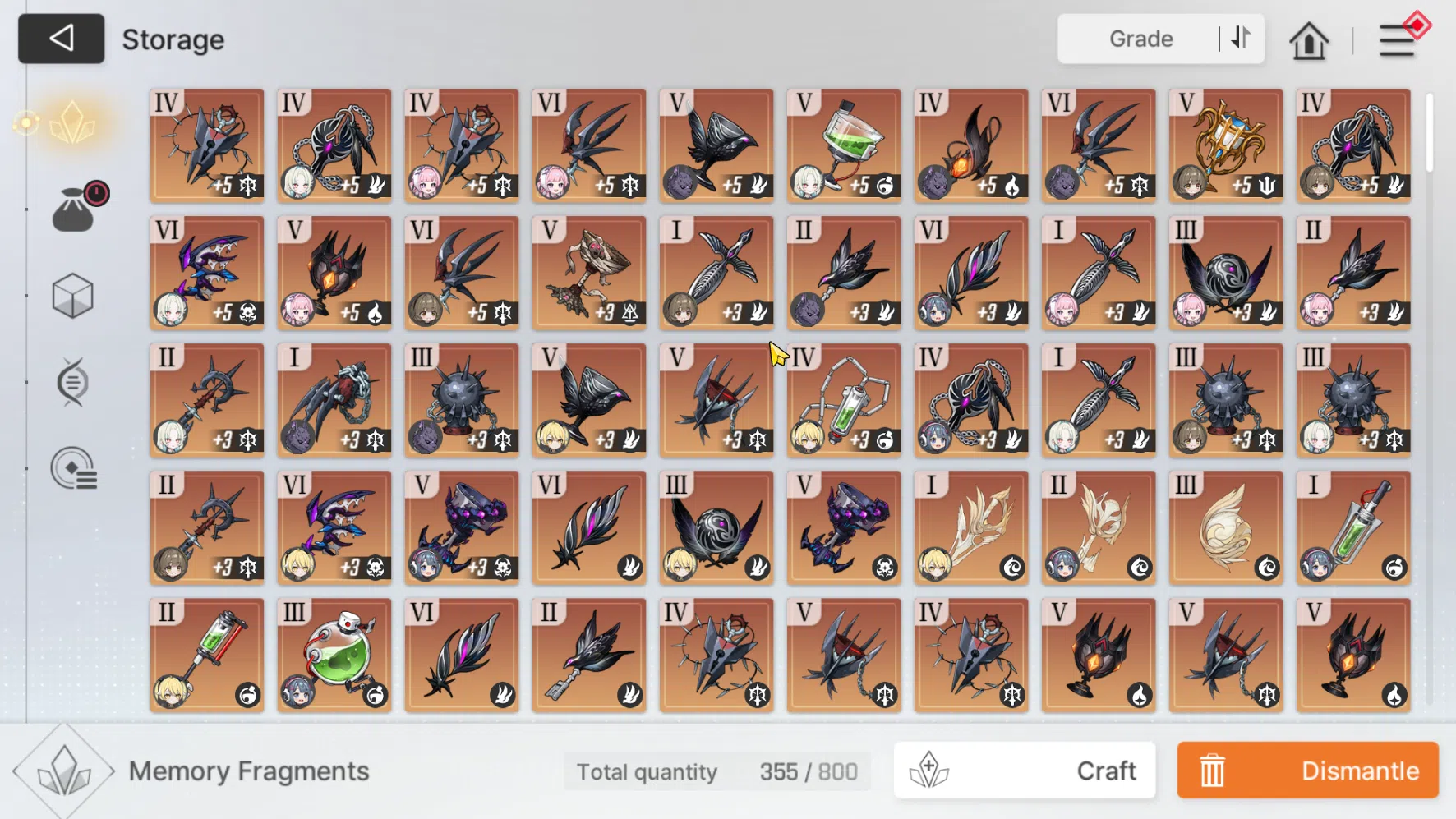 Chaos Zero Nightmare Accounts "ASIA | Lv 54 | 10 Limit, Diana EM 5, Heidemarie, image 7