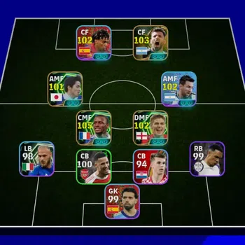 eFootball Accounts Legends & Iconic Players Mobile|PW 3090|Epic Aguero,Patrick Vieira,Gerrard,Ono|ShowTime Yamal,Messi|POTW