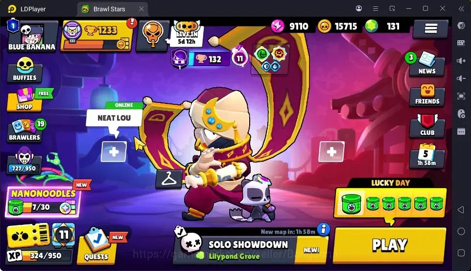 Brawl Stars Accounts Thropy 1233|21 Brawler|2 Max Hypercharge(Edgar,Fang)|3Mythic(Tara,Edgar,Otis),5Epic Skin|10346 1