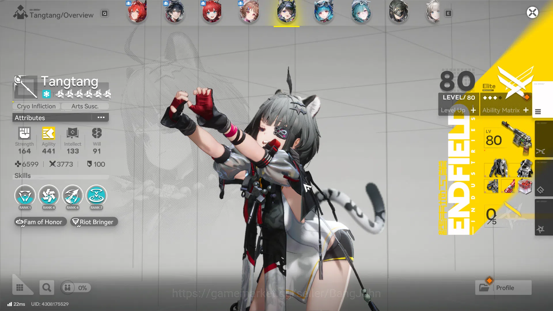 Arknights: Endfield Accounts ASIA |MidGame|2Limit+2Sign|Laevatain Sign,Tangtang image 2