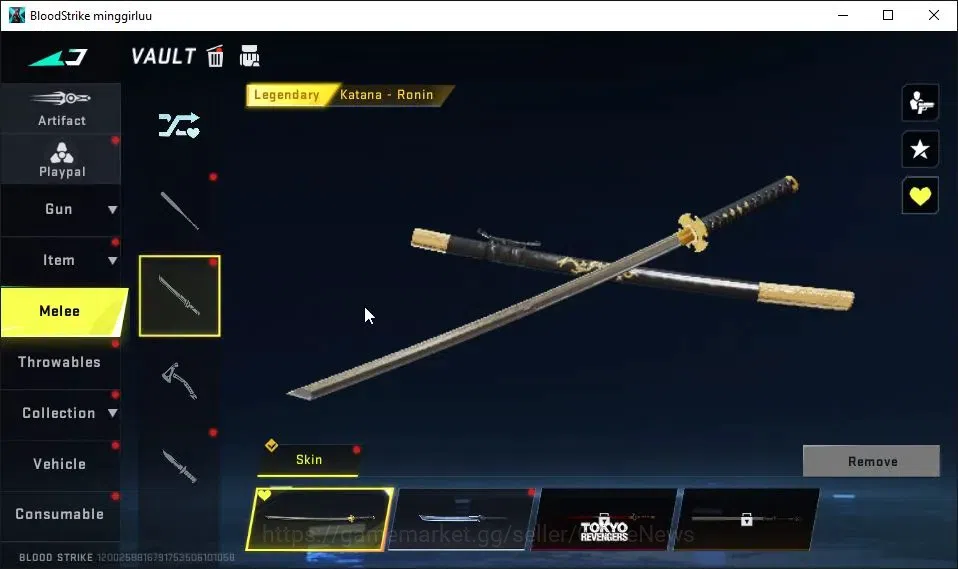 Blood Strike Accounts ASIA|3 ETERNAL[Spear Lv3,Uzi Lv3,DEagle]|29 ULTRA[ image 16