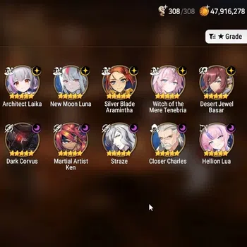 Epic Seven Accounts Starter Global UnVerif|NewEra|15 ML(NM Luna,WM Tenebria,Ruele,Corvus Etc) Aube,Aram,Hecate,AWHwayoung