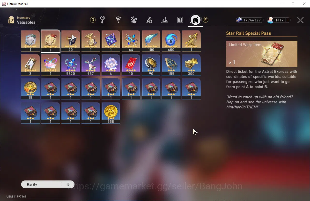 Honkai Star Rail Accounts ASIA | TL 66 yao guang, sparkle, spaxie, dan heng, image 11