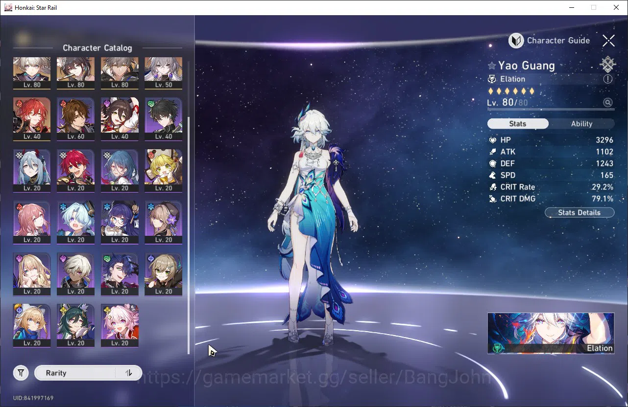 Honkai Star Rail Accounts ASIA | TL 66 yao guang, sparkle, spaxie, dan heng, image 4