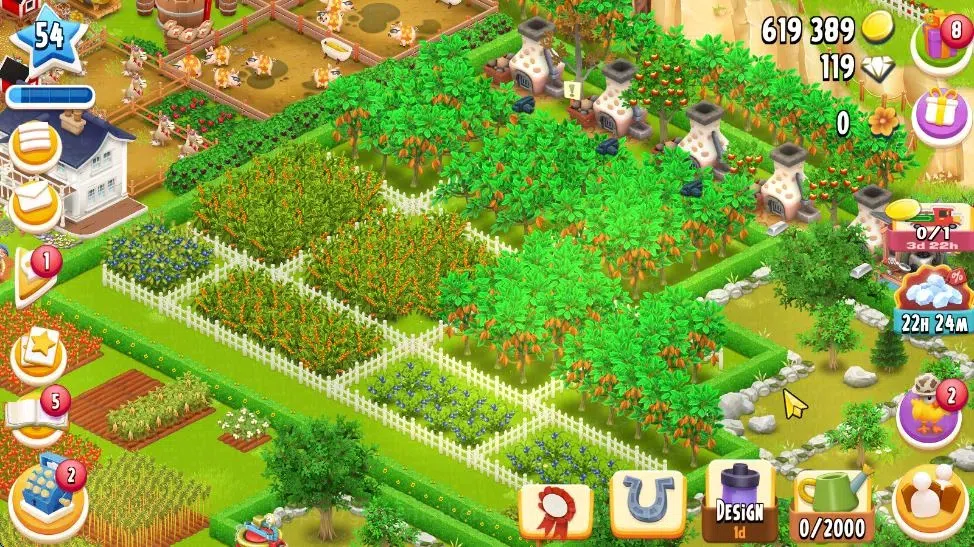 Hay Day Accounts Lvl 54 | Silo Storage 400 + Barn Storage 1600 | 61 image 3