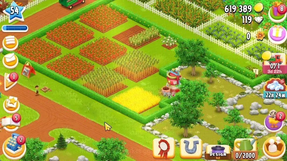 Hay Day Accounts Lvl 54 | Silo Storage 400 + Barn Storage 1600 | 61 image 4