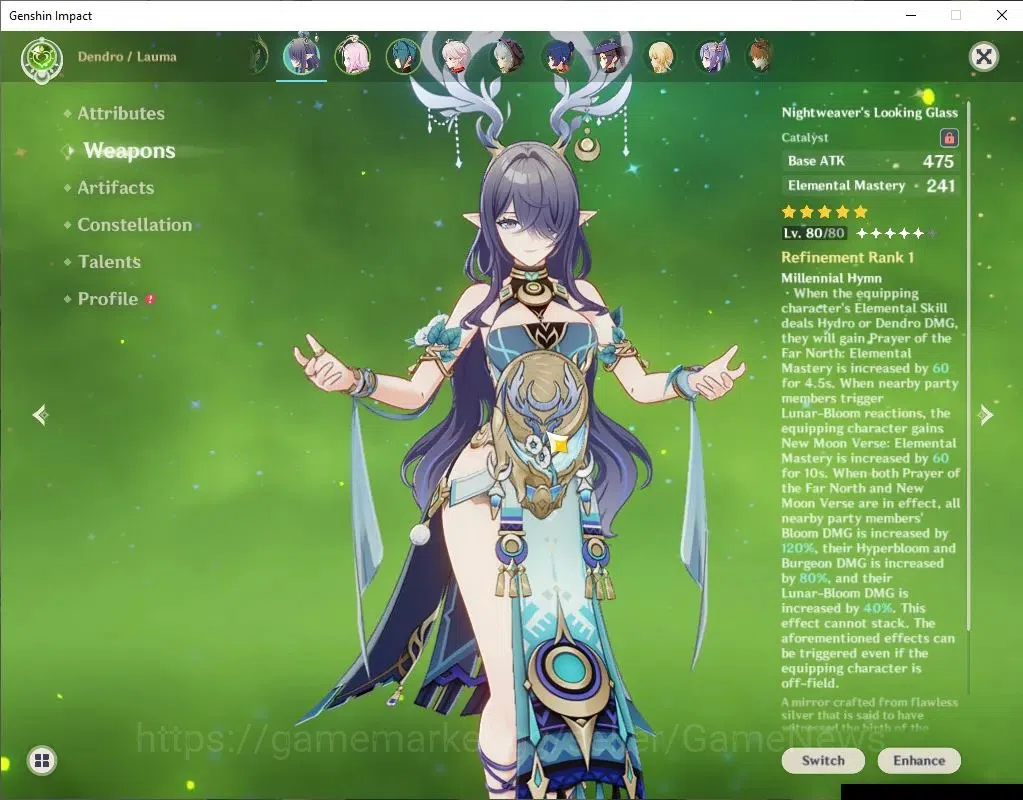 Genshin Impact Accounts Asia|AR 55|5Limit +4(*5Wep)|[PremTeam Nefer,Lauma] image 3