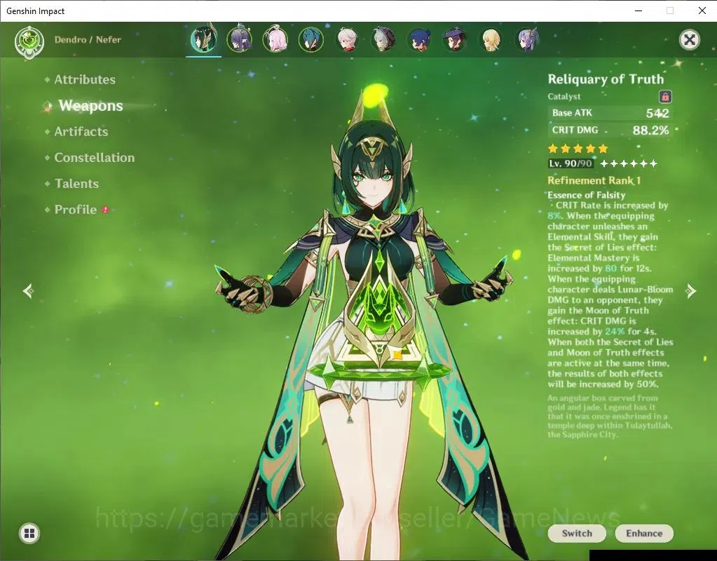 Genshin Impact Accounts Asia|AR 55|5Limit +4(*5Wep)|[PremTeam Nefer,Lauma] image 4