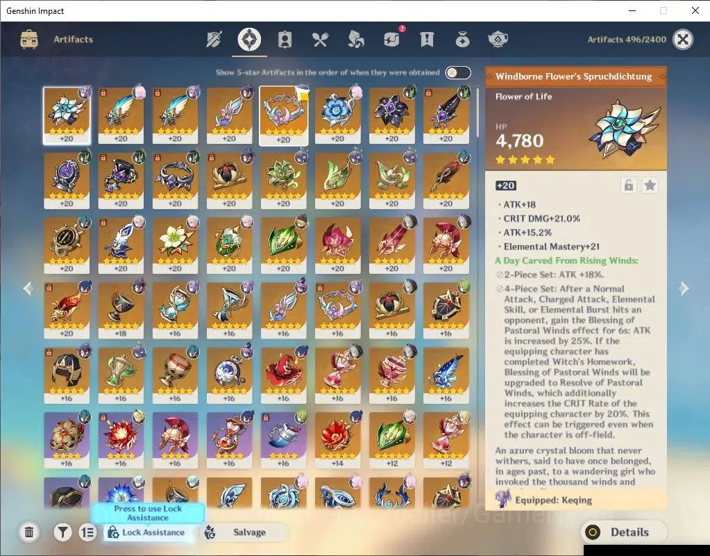 Genshin Impact Accounts Asia|AR 55|5Limit +4(*5Wep)|[PremTeam Nefer,Lauma] image 6