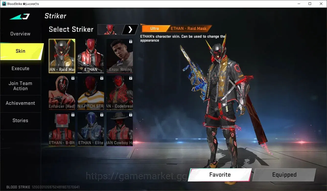 Blood Strike Accounts Asia|1 ETERNAL: AUG Empyrean | 1 LIMITED | 1 ULTRA image 3