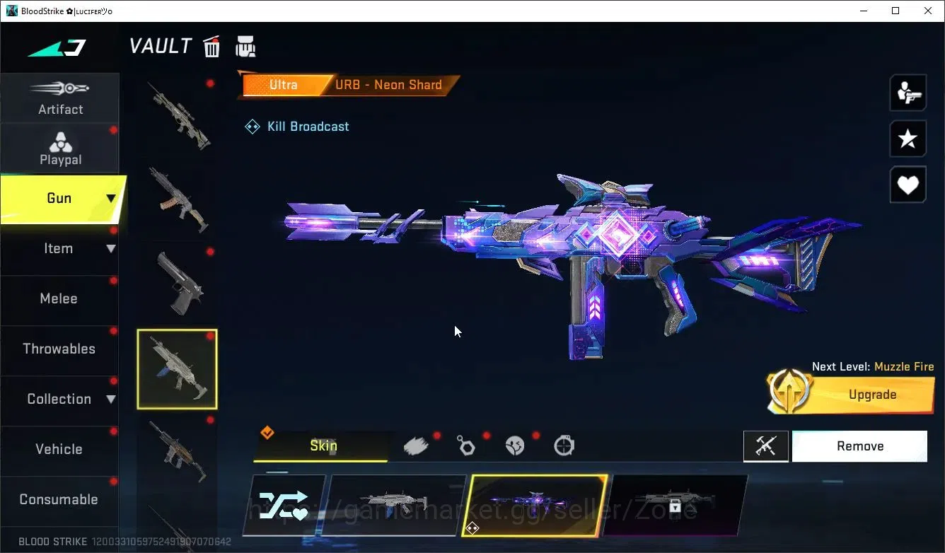 Blood Strike Accounts Asia|1 ETERNAL: AUG Empyrean | 1 LIMITED | 1 ULTRA image 7