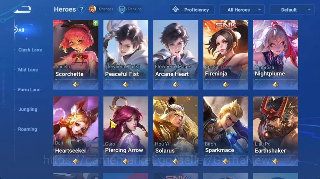Honor of Kings Accounts Hero 18  Skin 5|Starter with Legend Skin Selection image 5