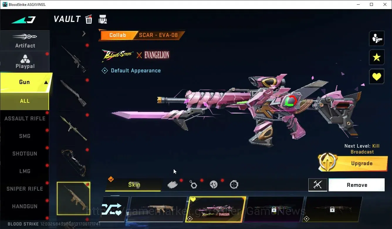 Blood Strike Accounts ASIA|Collab EVA [KATYA-EVA02, SCAR-EVA08]|2 ULTRA  image 7