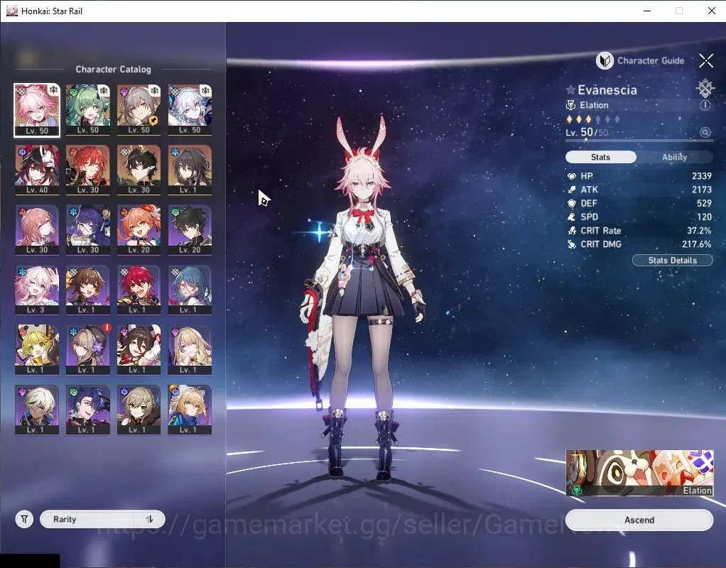 Honkai Star Rail Accounts Asia|TL 42|6 Limited|Evanescia E1,Yao Guang+Sign,S image 4