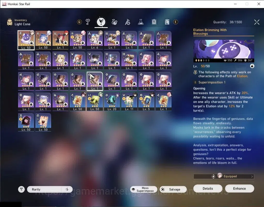 Honkai Star Rail Accounts Asia|TL 42|6 Limited|Evanescia E1,Yao Guang+Sign,S image 6