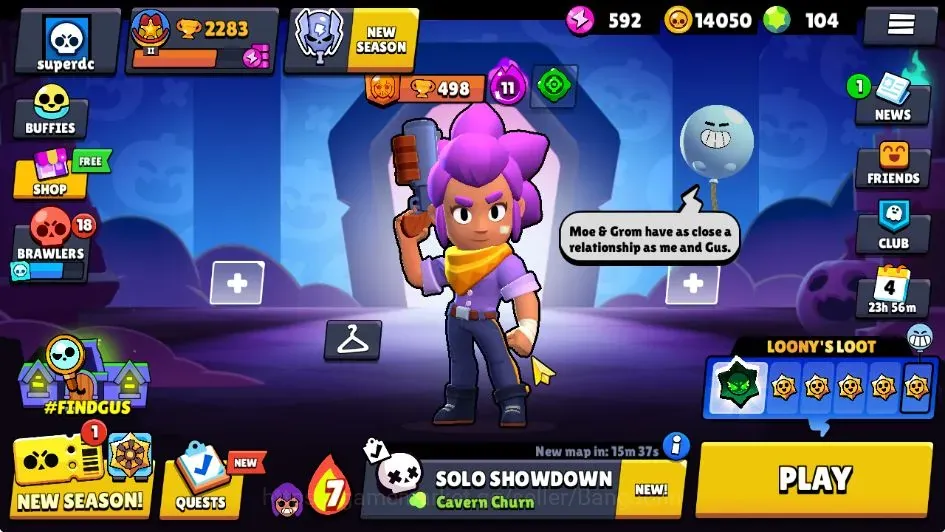 Brawl Stars Accounts Trophy 2234 | 26 Brawlers | 5 Max | 3 Hypercharge (Shelly,Bo,Frank)| 1 Mythic,7 Epic Skin | 78K Bling 1