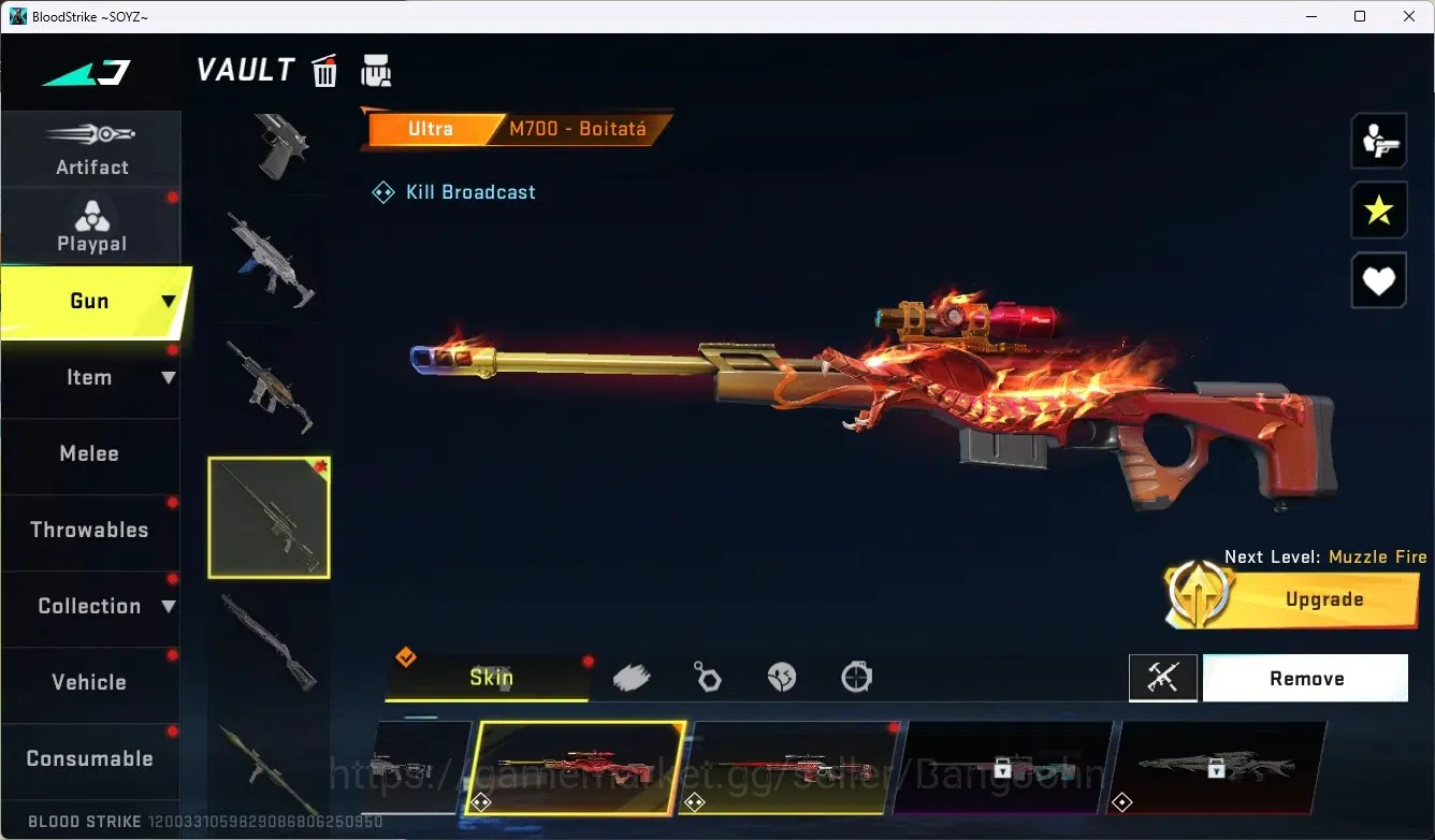 Blood Strike Accounts ASIA | 1 Ultra Gun: M700-Boitata |1 Legendary M700 image 2