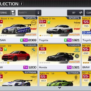 Racing Master Accounts SEA |Lvl 24|Collab MF Ghost ProMaster (GT-R Nismo Ecu 2, GR Supra '20),Vulcan '17,RS7 Sportback