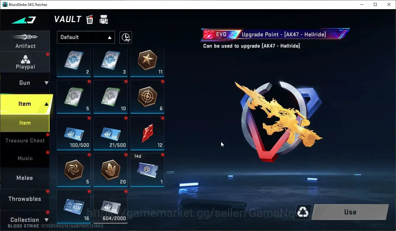 Blood Strike Accounts ASIA|ETERNAL Lv3 Vector-ShadDrake+10 ULTRA[Emma,Or image 19