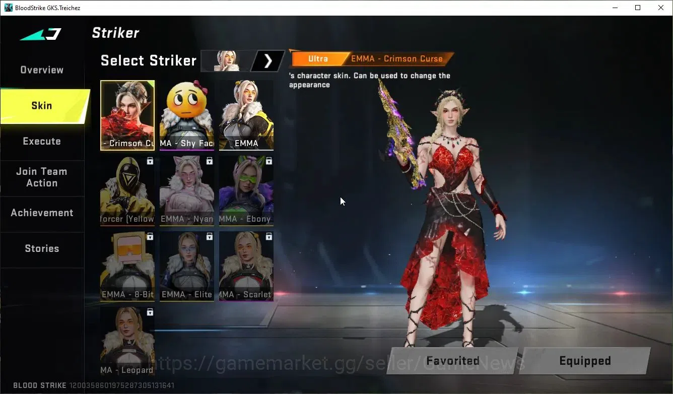 Blood Strike Accounts ASIA|ETERNAL Lv3 Vector-ShadDrake+10 ULTRA[Emma,Or image 3