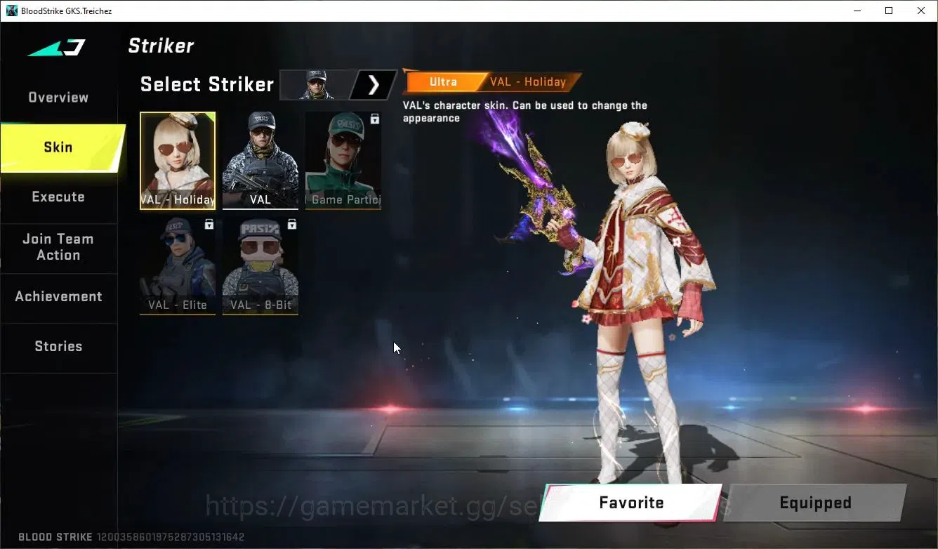 Blood Strike Accounts ASIA|ETERNAL Lv3 Vector-ShadDrake+10 ULTRA[Emma,Or image 8