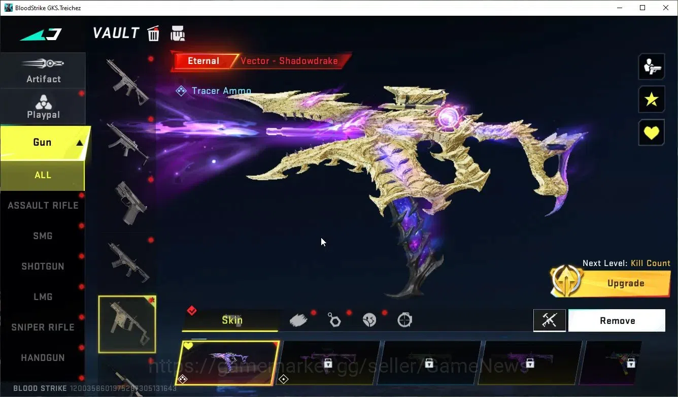 Blood Strike Accounts ASIA|ETERNAL Lv3 Vector-ShadDrake+10 ULTRA[Emma,Or image 9