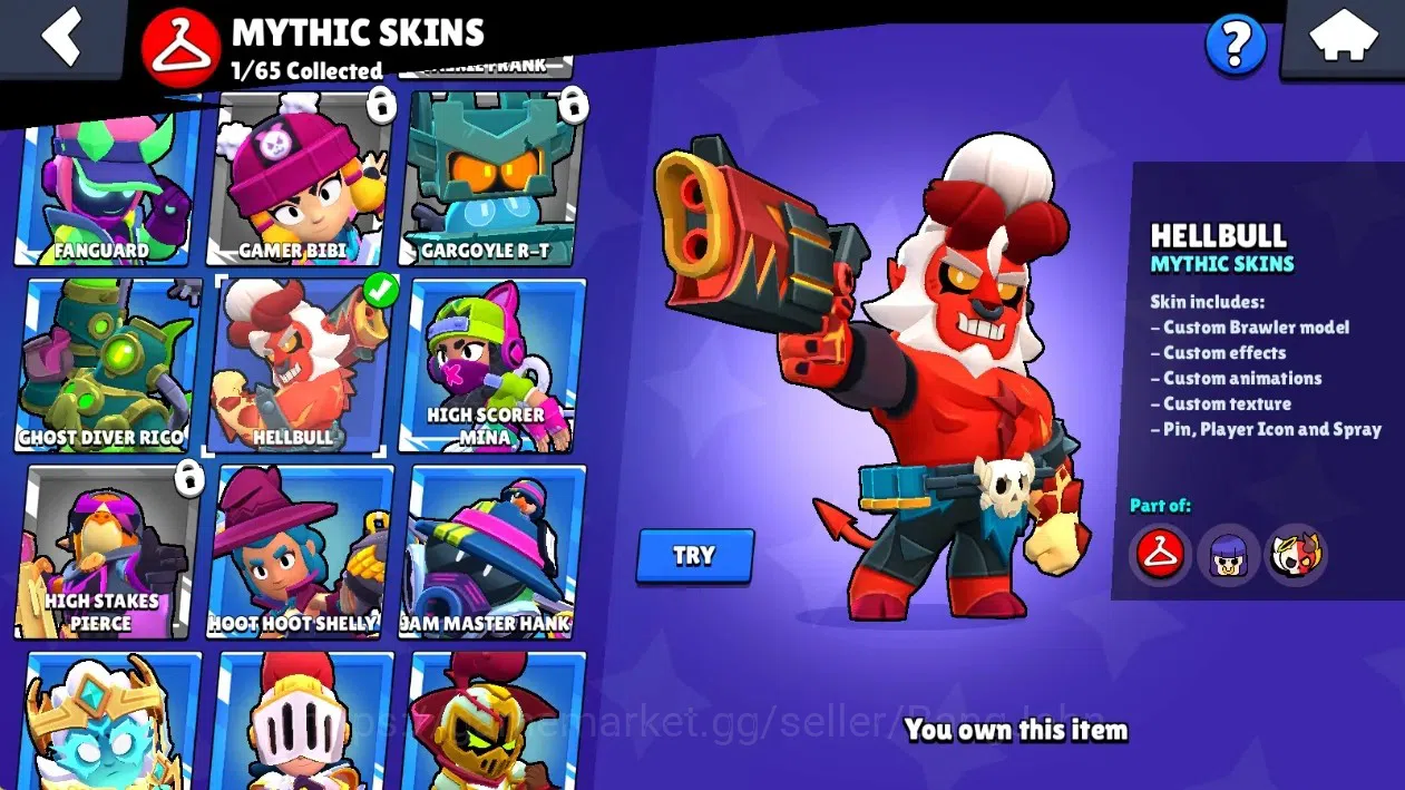 Brawl Stars Accounts Global|11408 Thropy|47 Brawlers-7 Max Lvl|5 Hyperc image 16