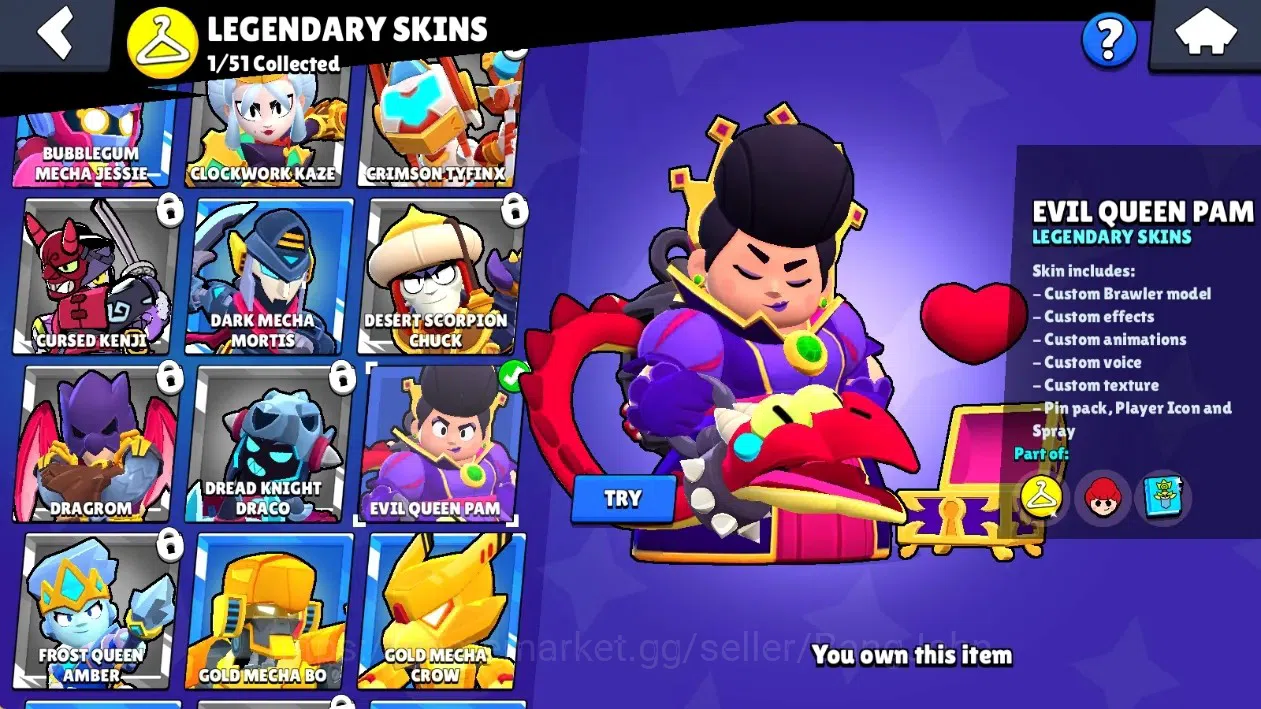 Brawl Stars Accounts Global|11408 Thropy|47 Brawlers-7 Max Lvl|5 Hyperc image 17