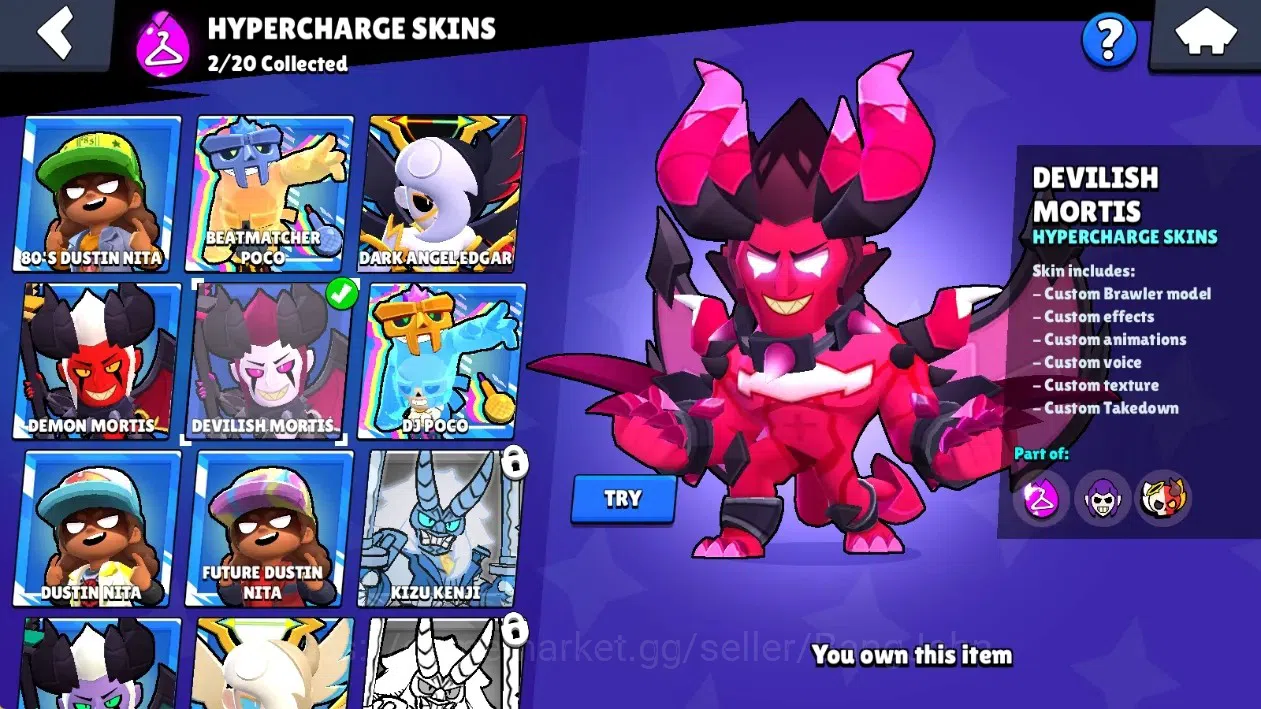 Brawl Stars Accounts Global|11408 Thropy|47 Brawlers-7 Max Lvl|5 Hyperc image 18