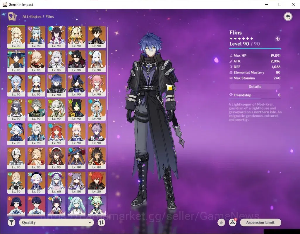 Genshin Impact Accounts ASIA|AR 60 END GAME+HSR|26 Limited + 15 (*5Weapon) image 14