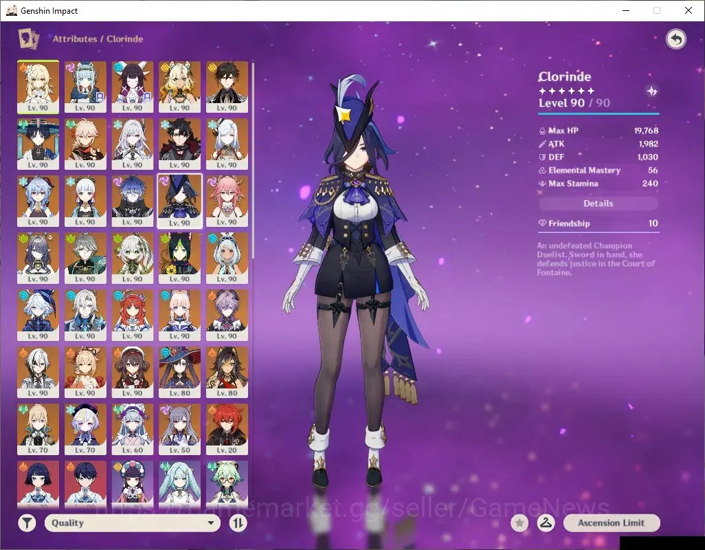 Genshin Impact Accounts ASIA|AR 60 END GAME+HSR|26 Limited + 15 (*5Weapon) image 15