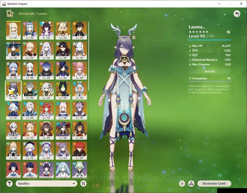 Genshin Impact Accounts ASIA|AR 60 END GAME+HSR|26 Limited + 15 (*5Weapon) image 17