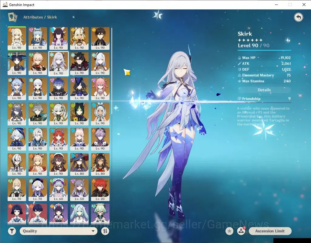 Genshin Impact Accounts ASIA|AR 60 END GAME+HSR|26 Limited + 15 (*5Weapon) image 8