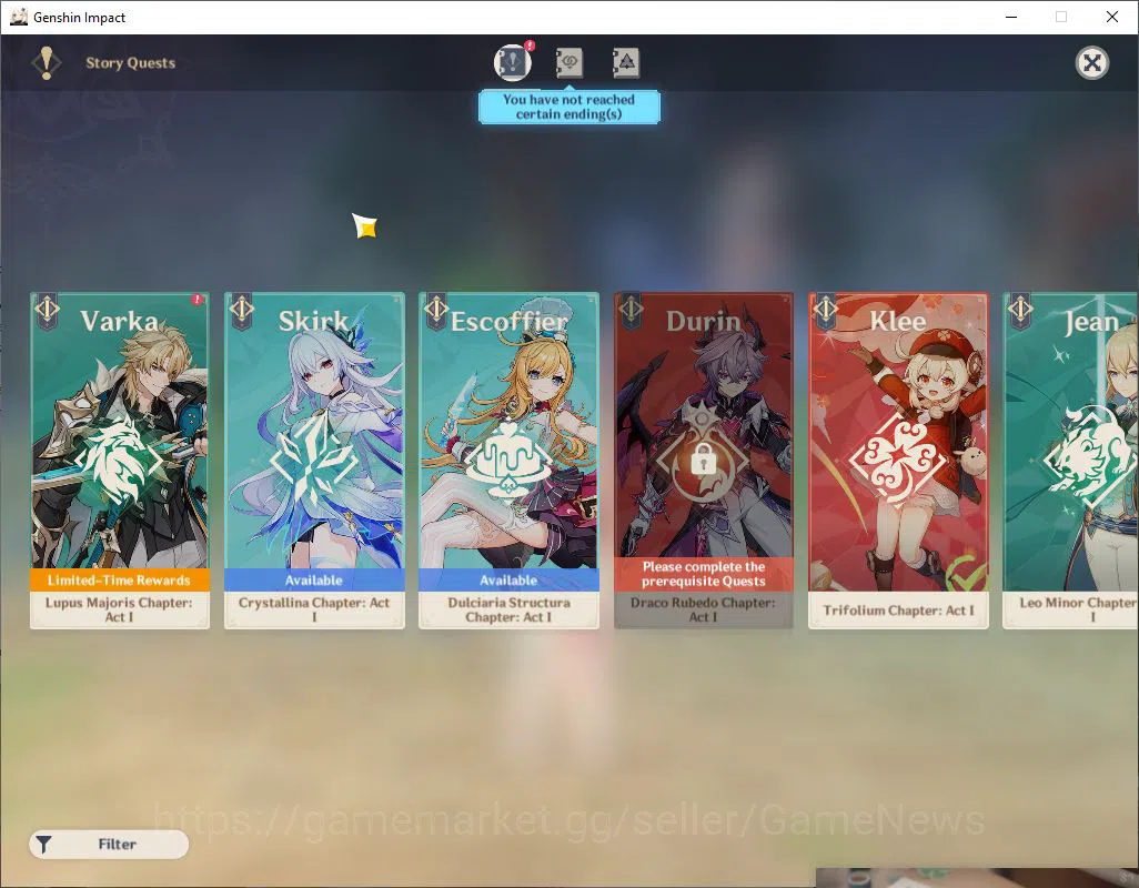 Genshin Impact Accounts Asia|AR 57|7 Limited +2(*5Weapon)|RaidenC1+Sign,Ar image 14